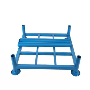 Metal Stacking Movable Post Pallet Rack Foldable