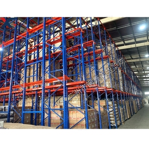 Boltless Metal Steel Stacked Parking System Refrigerated Warehouse Drive-in Rack Double Pallet Rack System