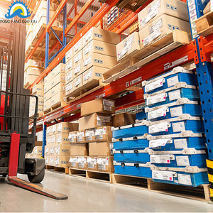 Double Deep Heavy Duty Steel Pallet Rack 6 Meters High Boltless Corrosion Protection Adjustable Layers Warehouse Shelving