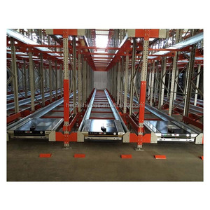 Pallet Shuttle Racking System High Capacity Shuttle Racking Radio Shuttle Pallet Rack