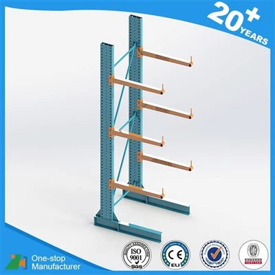 Adjustable pin-lock cantilever racking for flexible pipe storage