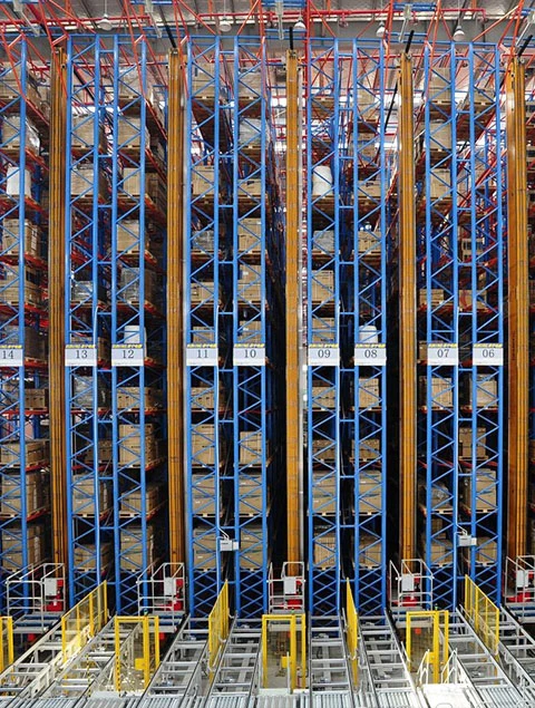 Custom specialized warehouse storage equipment
