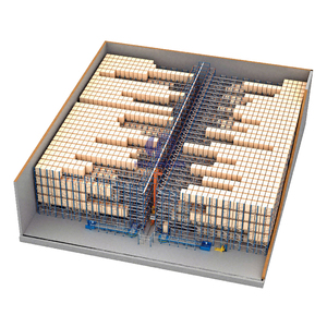 Cold Storage Shuttle Rack ASRS Radio Shuttle Racking System