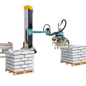 Automatic Four 4 Axis Bag Palletizing Robot Arm Stacking Machine