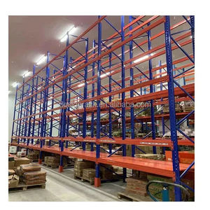 Assemble Warehouse Cargo Storage Racking Steel Heavy Duty Forklift Certificated Shelf Selective Pallet Rack