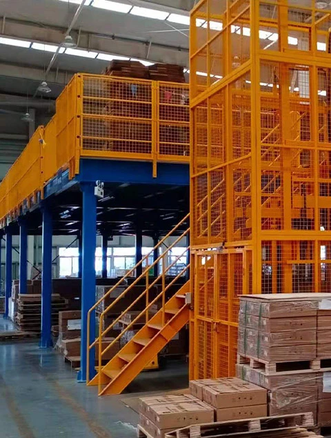 Steel structure mezzanine and multi-tier floor platform