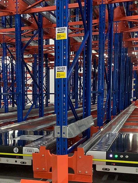 Radio Shuttle Pallet Racking System deep lane configuration