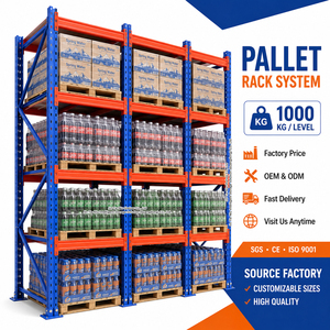 Heavy Duty Pallet Rack System for Beverage Storage