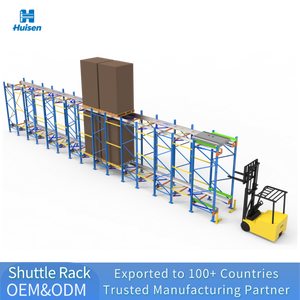 Shuttle Racking System High Density Pallet Storage Automated Warehouse
