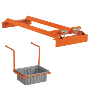 Heavy-Duty Pallet Rack Drum Cradle for 30 & 55 Gallon Steel Drums Industrial Storage Support Rack Fits 36" & 42" Racking