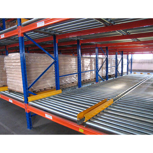 FIFO High Efficient Warehouse Storage Gravity Pallet Flow Racks