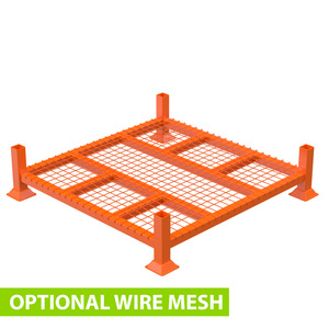 CASE CARTER OEM Steel Heavy Duty Warehouse Storage Shelving Stackable 4 High