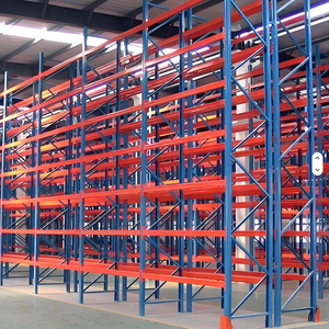 Custom Heavy-Duty 5-Layer Iron VNA Pallet Rack 1000KG-2000KG Capacity Adjustable Metal Stacking Shelving for Warehouse Storage
