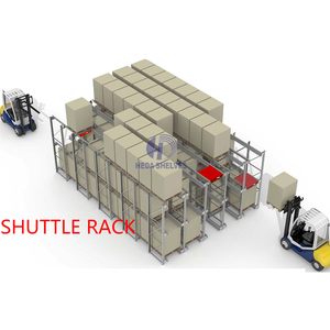 Heda Shelves High-Density Four Way Shuttle Rack Intelligent Pallet Rack System