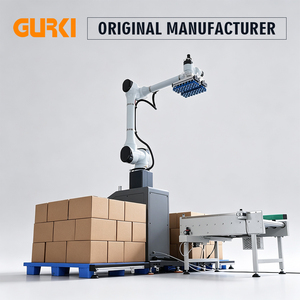 GURKI CE Certified and 1Years Warranty 30KG Payload Automatic Carton Robot Palletizer