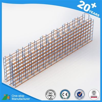 VNA Very Narrow Aisle Pallet Racking System with floor guide rails