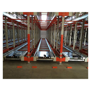 Automated Warehouse Racking System Radio Drive-in Shuttle Rack System With Pallet Runner